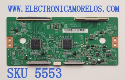 T-CON ORIGIANL PARA TV LG / NUMERO DE PARTE PT500GT03-1-C-2 / 260162004800TH / PANEL HC500EQF-VKGA1-214X / DISPLAY PT500GT03-1 VER.1.0 / MODELO 50QNED80UQA.BUSSLJM / 50QNED80AQA